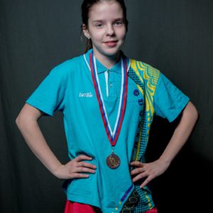 Бредихина Виктория Воспитанница спортивной секции по настольному теннису