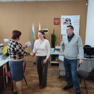 Вручение знаков ГТО