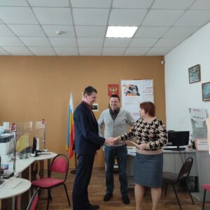 Вручение знаков ГТО