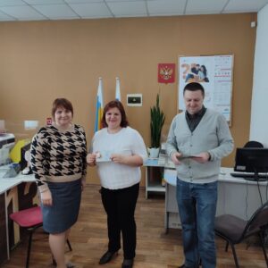 Вручение знаков ГТО