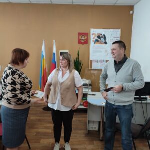 Вручение знаков ГТО