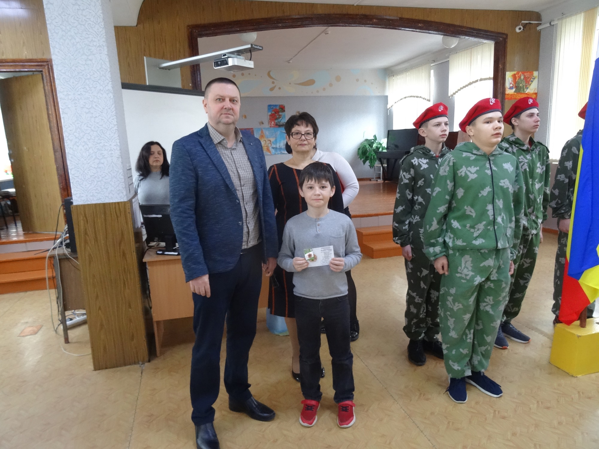 Вручение знаков ГТО