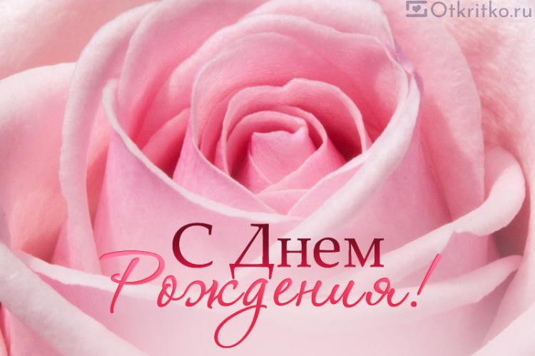 Открытка с Днем рождения